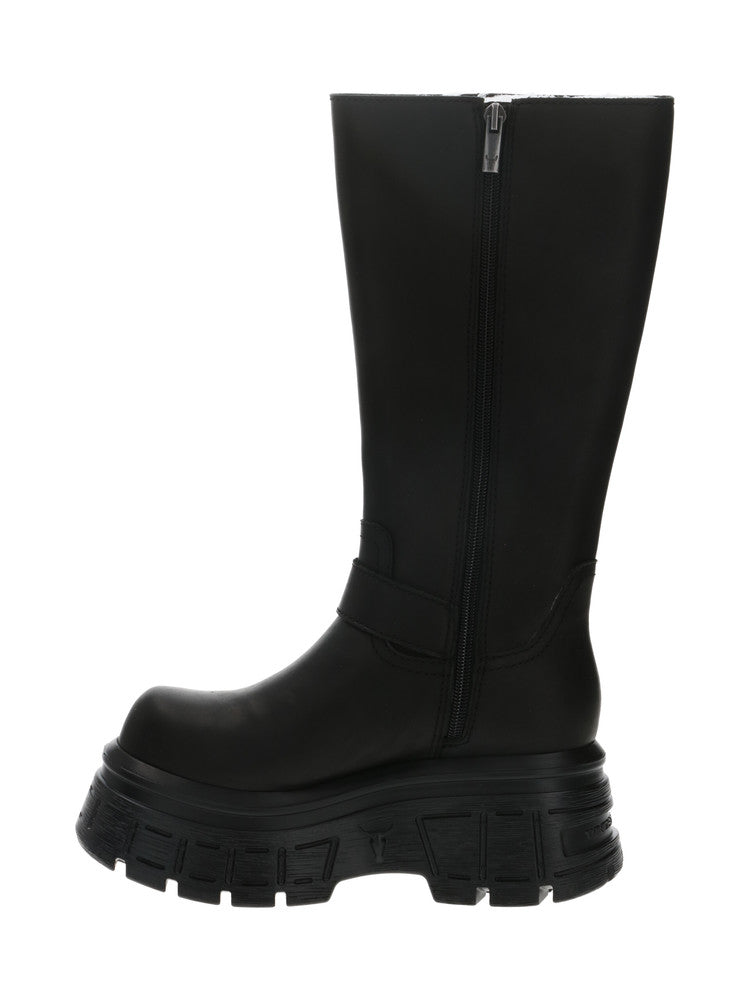 WINDSOR SMITH SMACK 111 pelle+nero