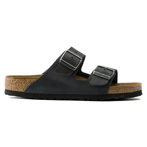 BIRKENSTOCK ARIZONA SFB OILED LEATHER 221 nabuk+nero 752483