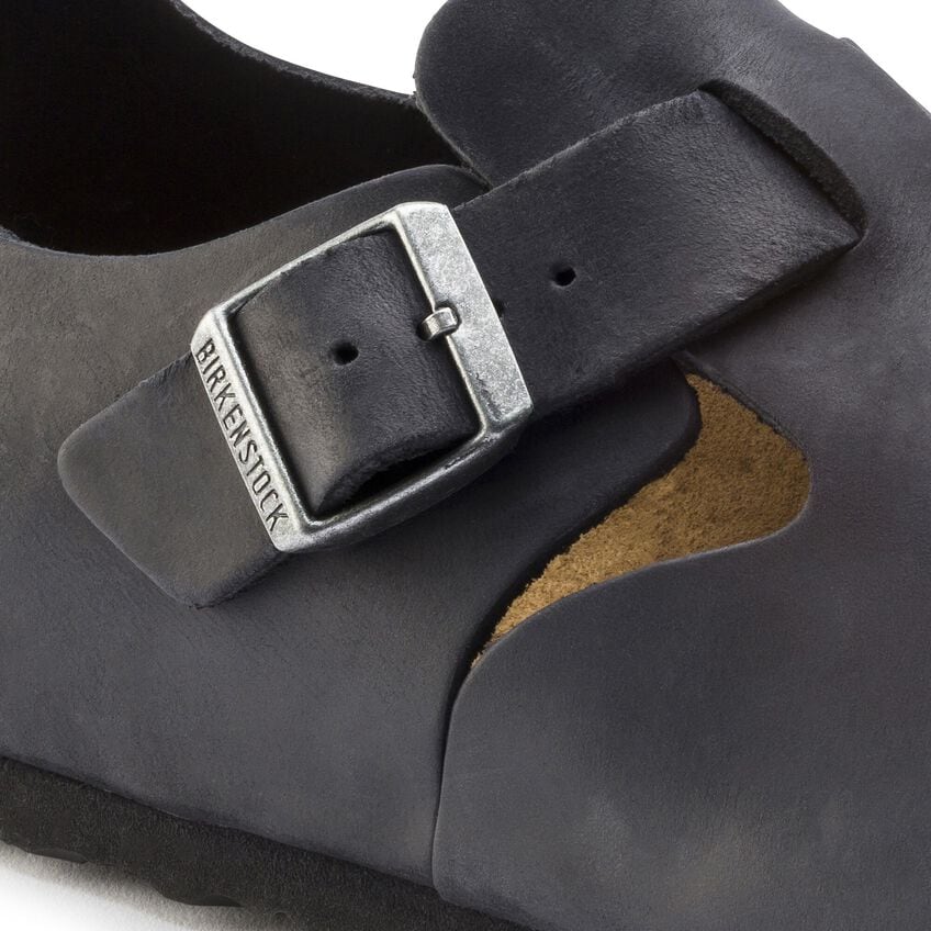 BIRKENSTOCK LONDON OILED LEATHER 221 nabuk+nero 166543