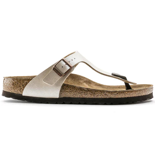 BIRKENSTOCK GIZEH 112 pelle+bianco perl 943871
