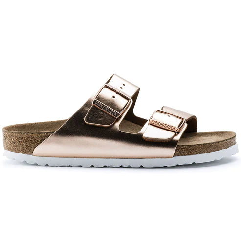 BIRKENSTOCK ARIZONA SFB METALLIC LEATHER 952093 COPPER