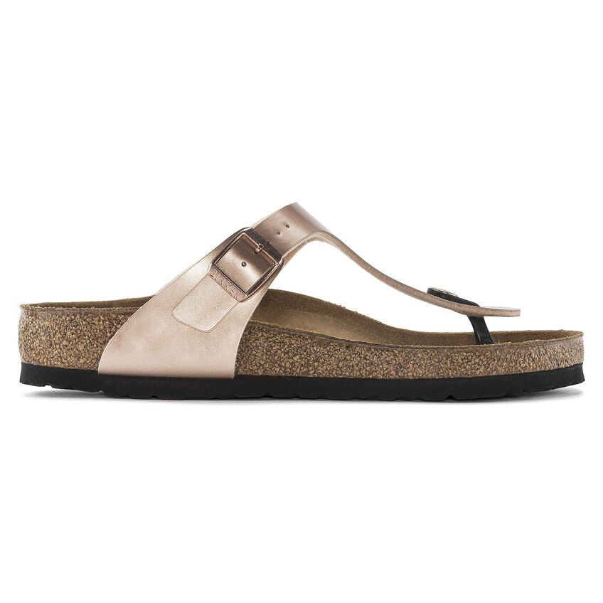 BIRKENSTOCK GIZEH BASICO BIRKO FLOR 118 pelle+rame 1023943