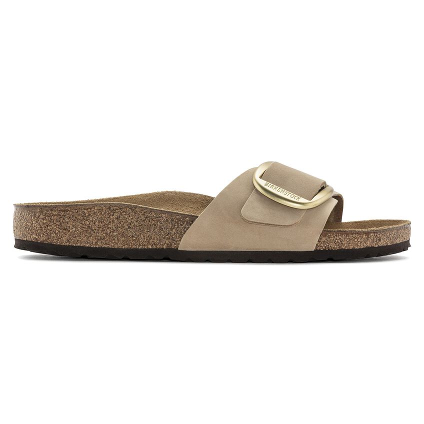 BIRKENSTOCK MADRID BIG BUCKLE NUBUCK LEATHER 223 nabuk+beige 1024009