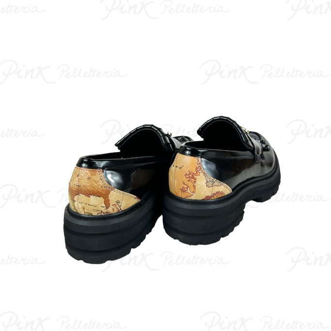 ALVIERO MARTINI 1 CLASSE 0924-499B MOCASSINO DONNA H50 111 pelle+nero 001