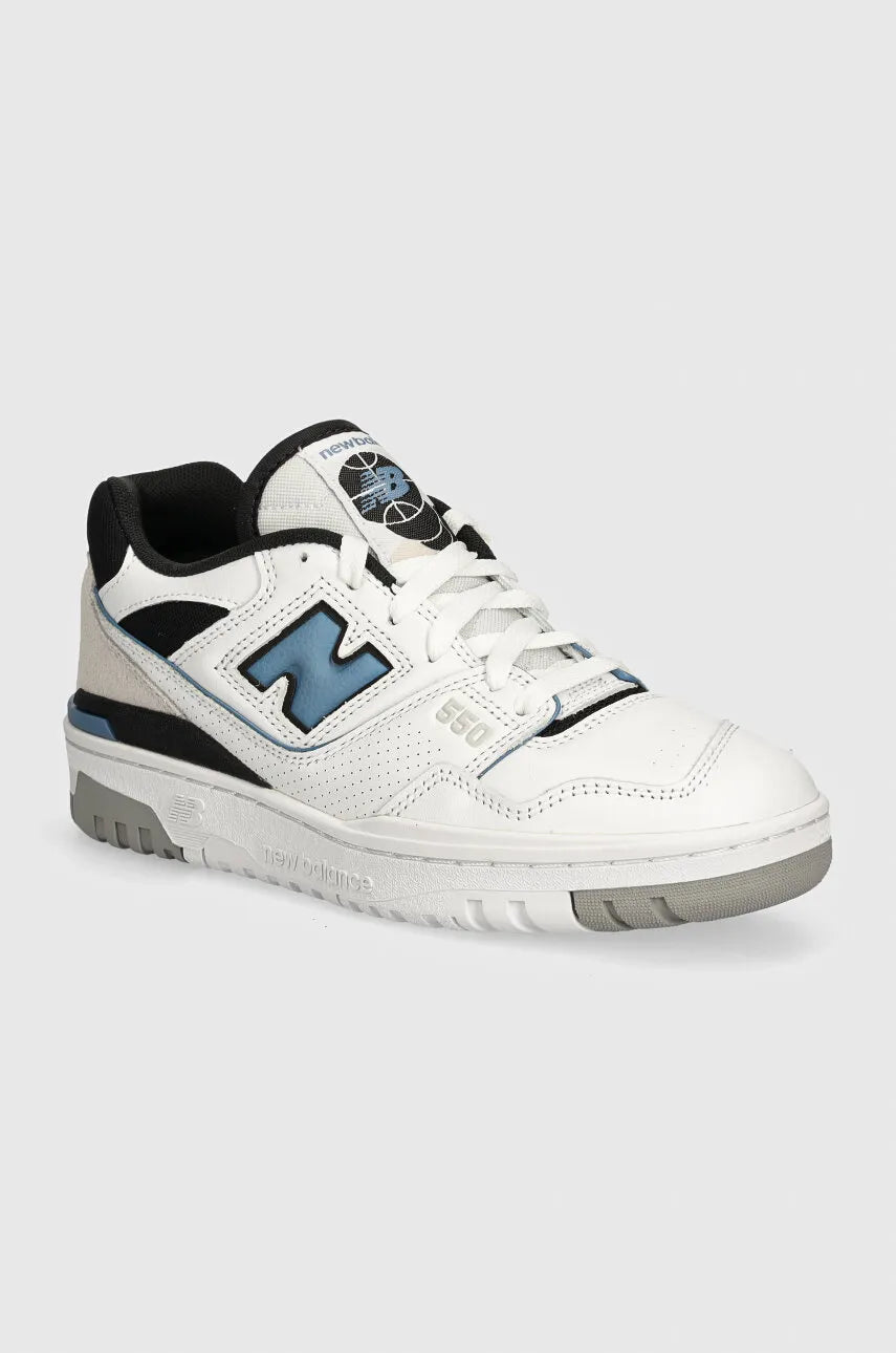 NEW BALANCE BB550 112 pelle+bianco-nero-blu ESF