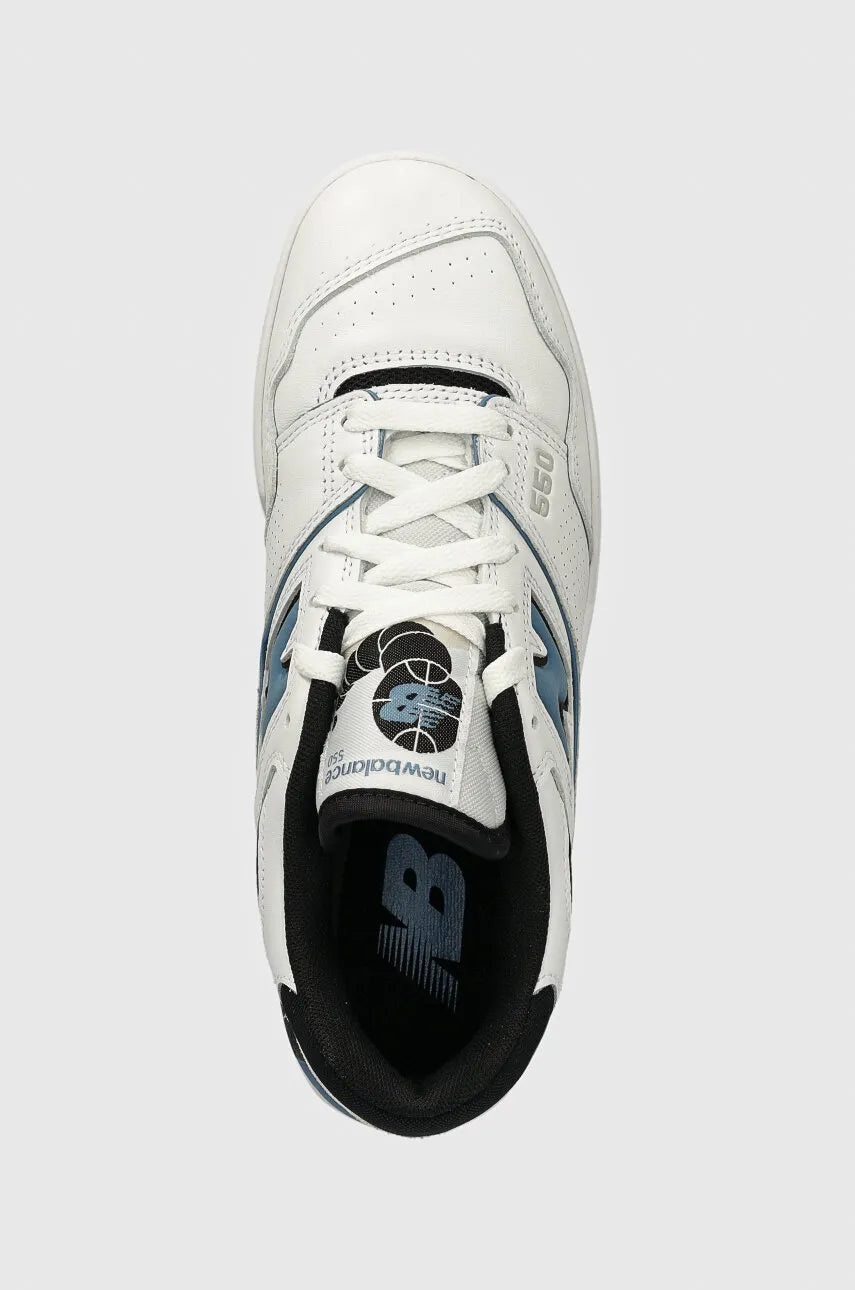 NEW BALANCE BB550 112 pelle+bianco-nero-blu ESF