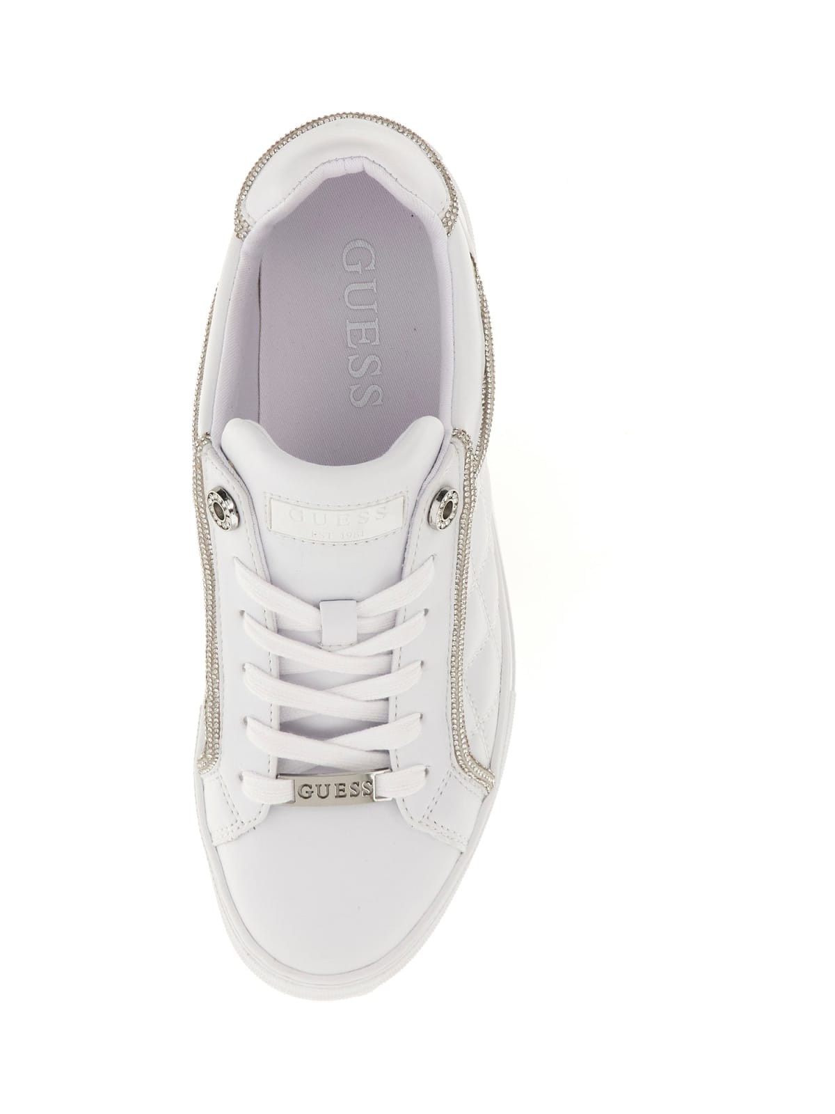 GUESS FLPGRA ELE12 GRATEA 112 pelle+bianco
