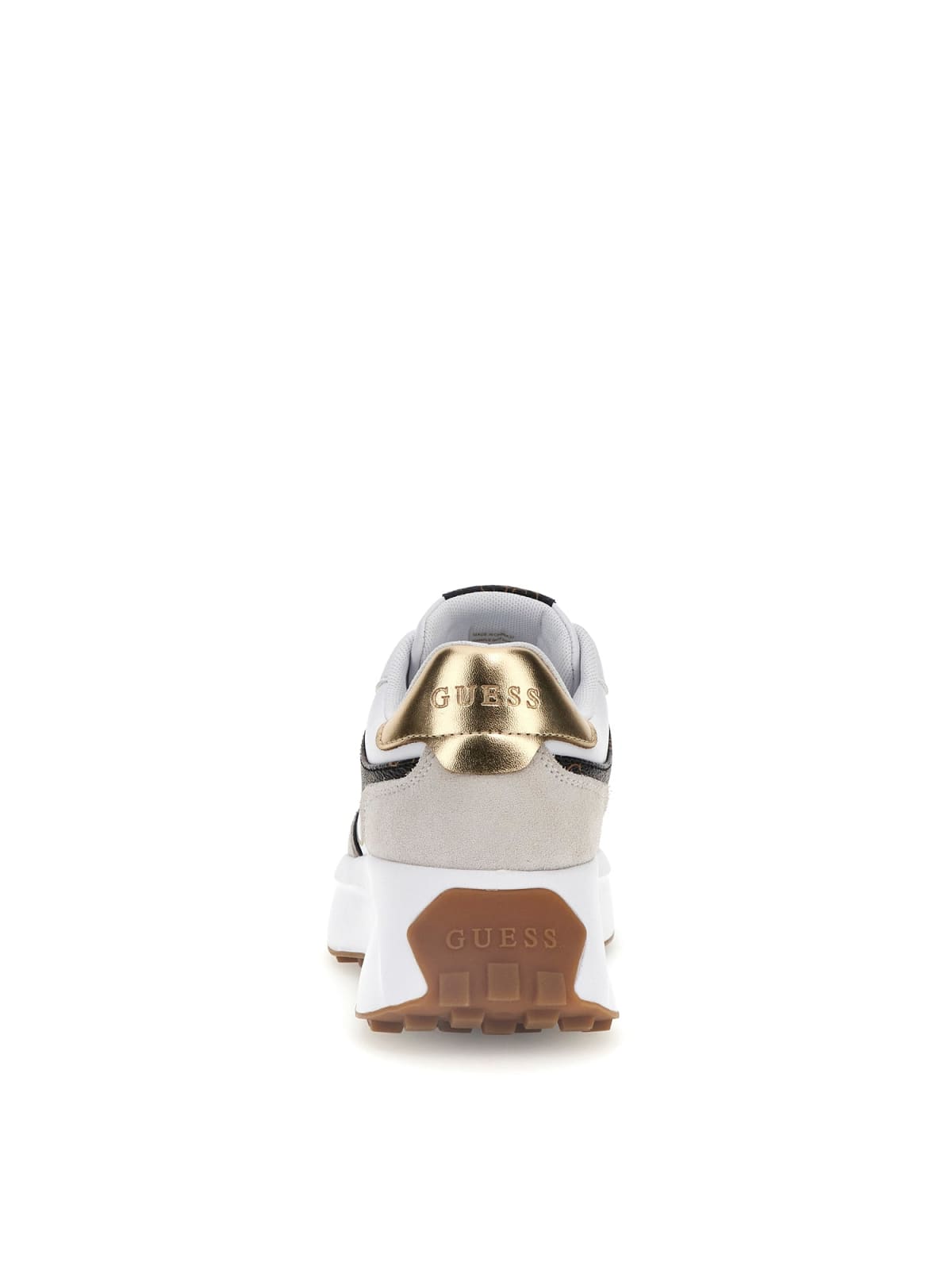 GUESS FLPLUC PEL12 LUCKEI 112 pelle+bianco