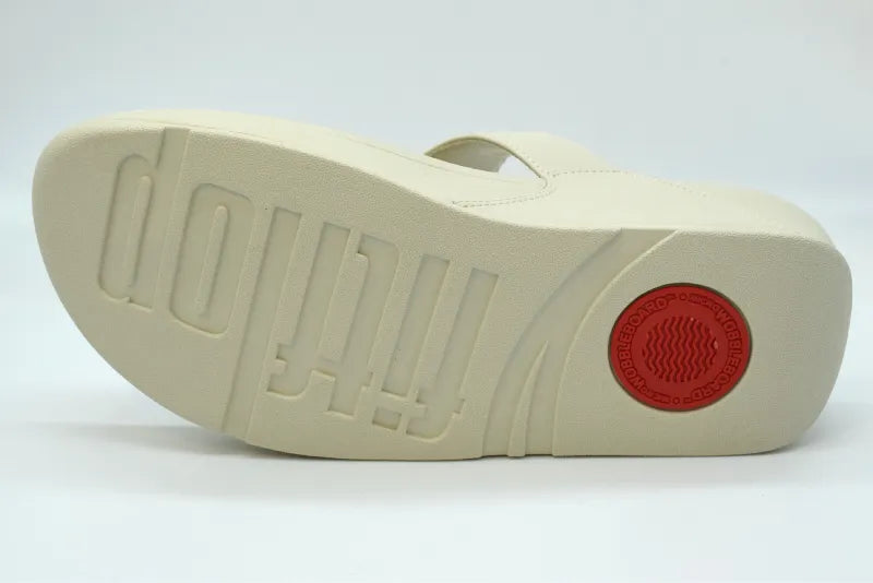 FITFLOP A4T LULU TOE POST - OVERSIZED 3D STONE 112 pelle+panna A99