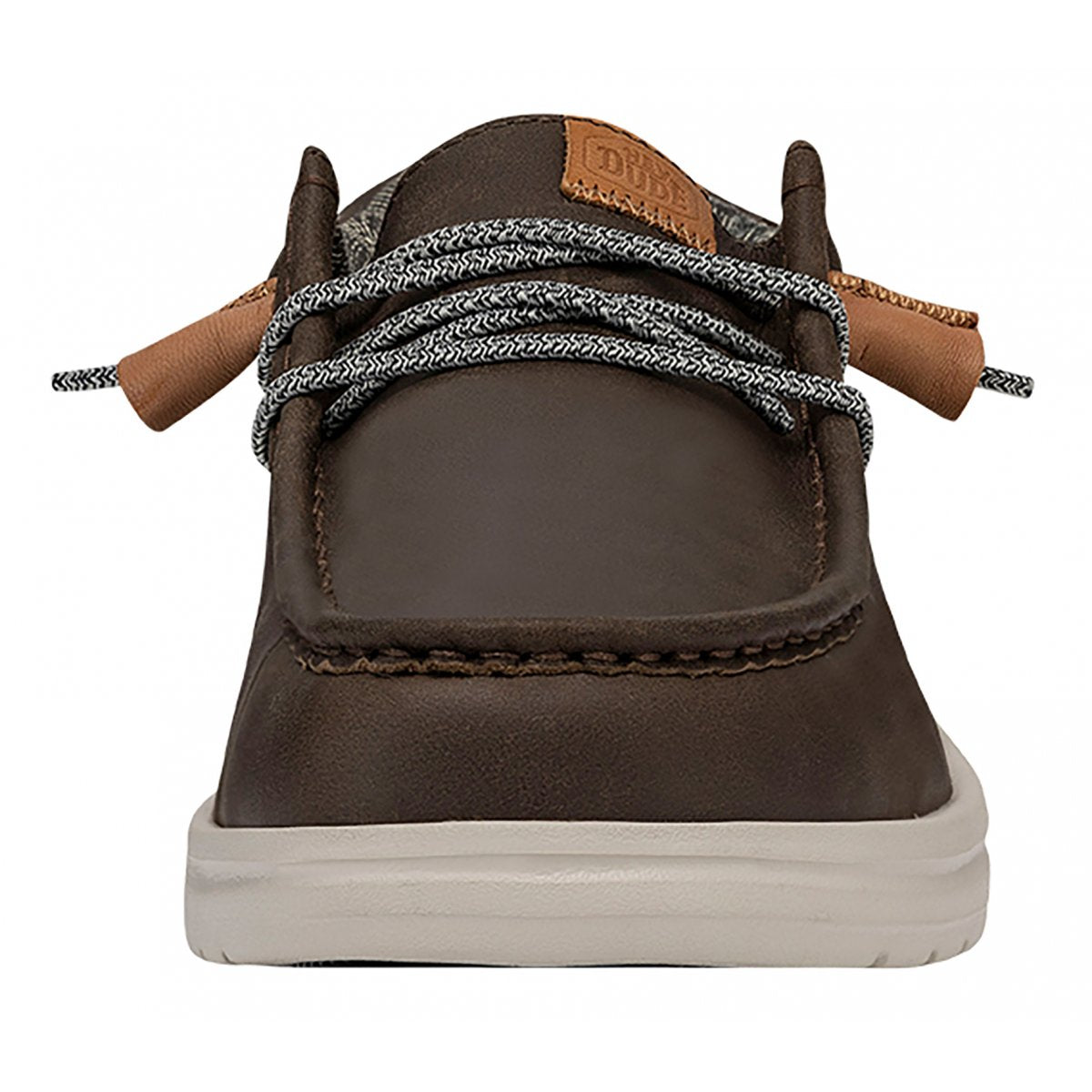 HEY DUDE WALLY GRIP CRAFT LEATHER 40175 228 nabuk+grigio 030