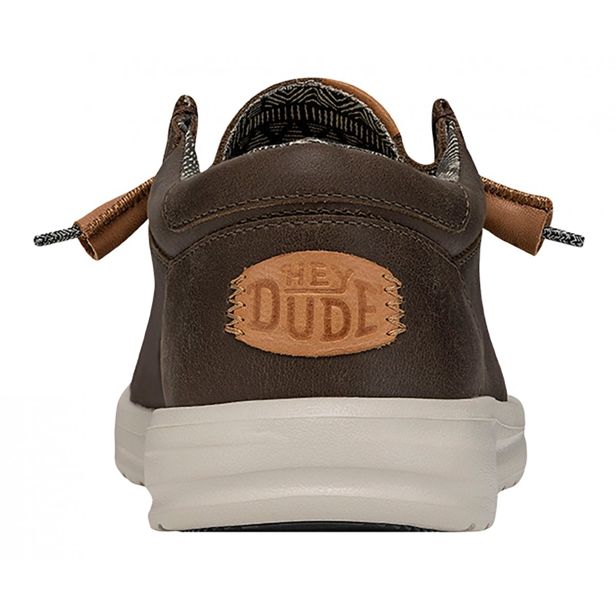 HEY DUDE WALLY GRIP CRAFT LEATHER 40175 228 nabuk+grigio 030