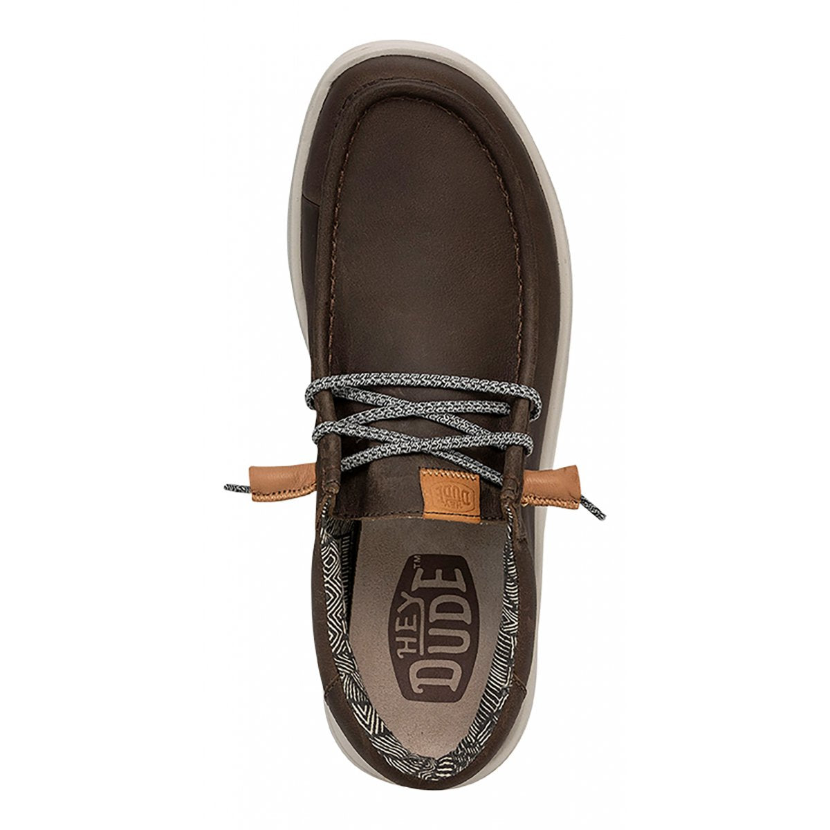 HEY DUDE WALLY GRIP CRAFT LEATHER 40175 228 nabuk+grigio 030