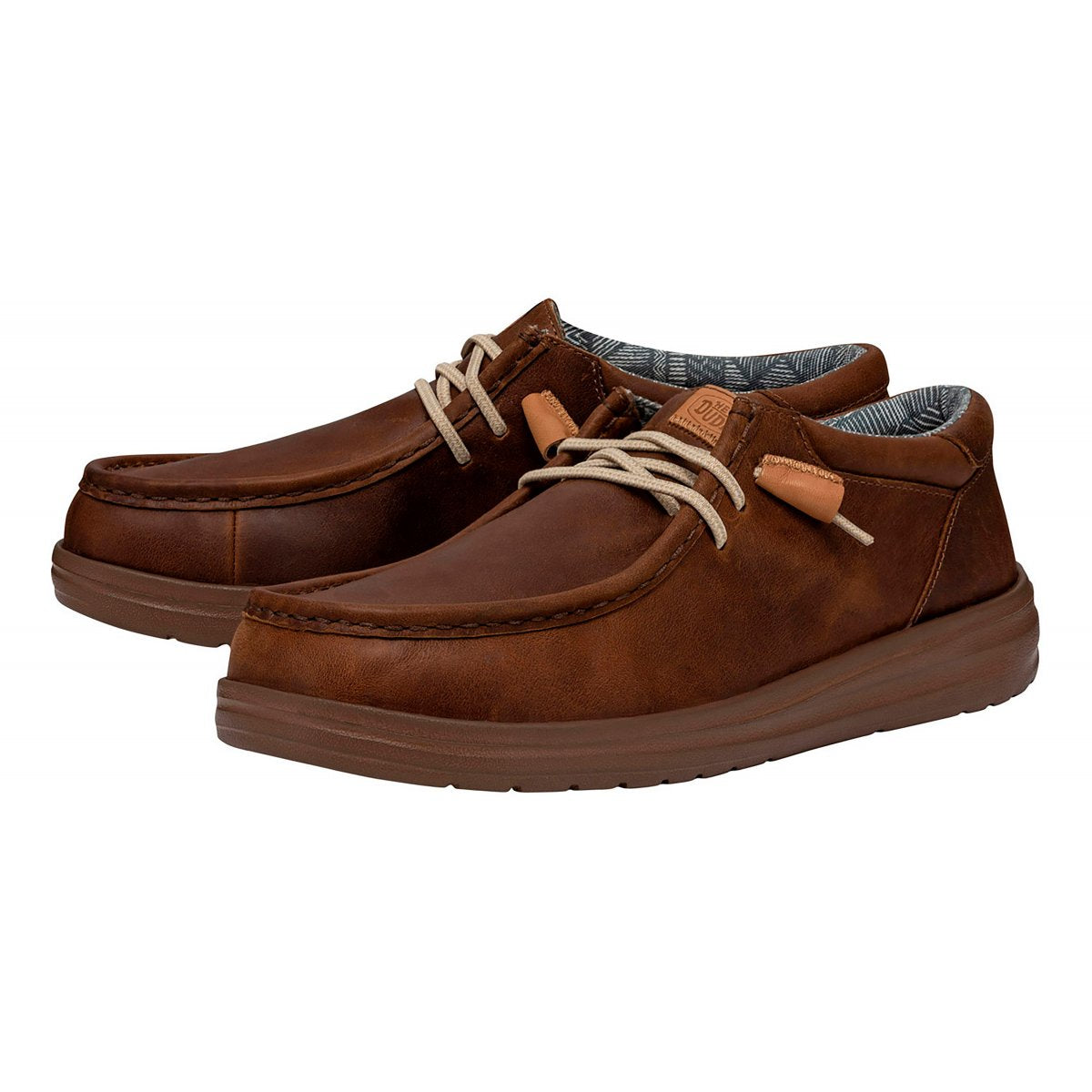 HEY DUDE WALLY GRIP CRAFT LEATHER 40175 224 nabuk+marr 255