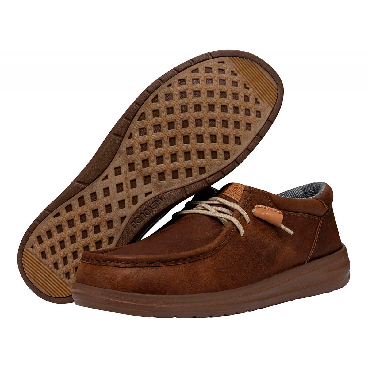 HEY DUDE WALLY GRIP CRAFT LEATHER 40175 224 nabuk+marr 255