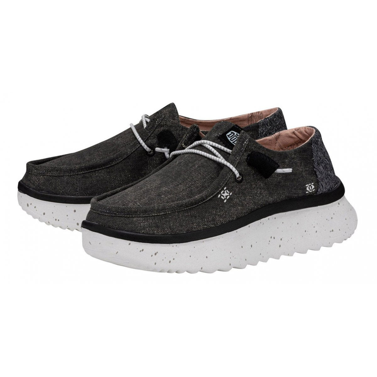 HEY DUDE 40255 WENDY PEAK CHAMBRAY W 771 tela+nero 001