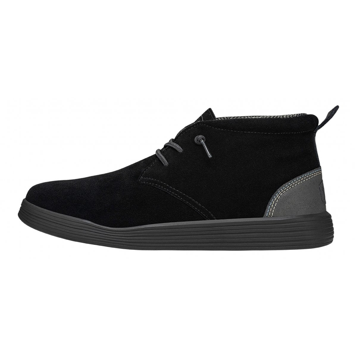 HEY DUDE JO SUEDE 11237 4935 JET BLACK