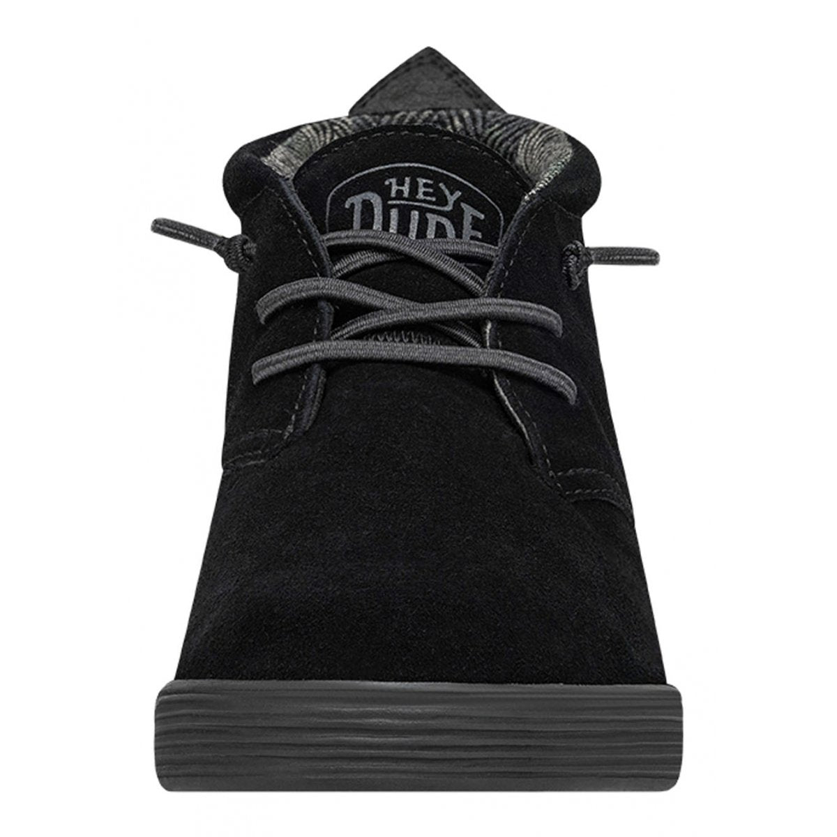 HEY DUDE JO SUEDE 11237 4935 JET BLACK