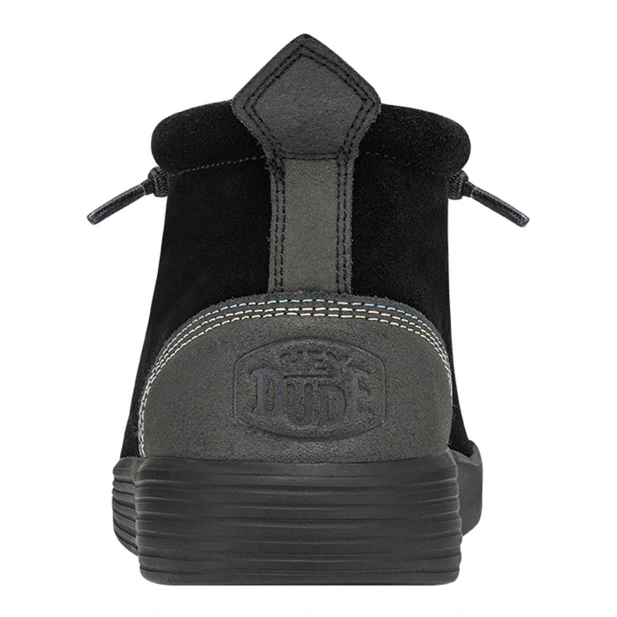 HEY DUDE JO SUEDE 11237 4935 JET BLACK