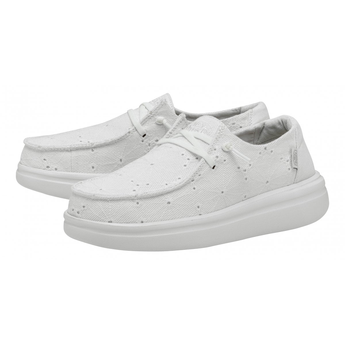 HEY DUDE 40075 WENDY RISE EYELET W 772 tela+bianco 9CT