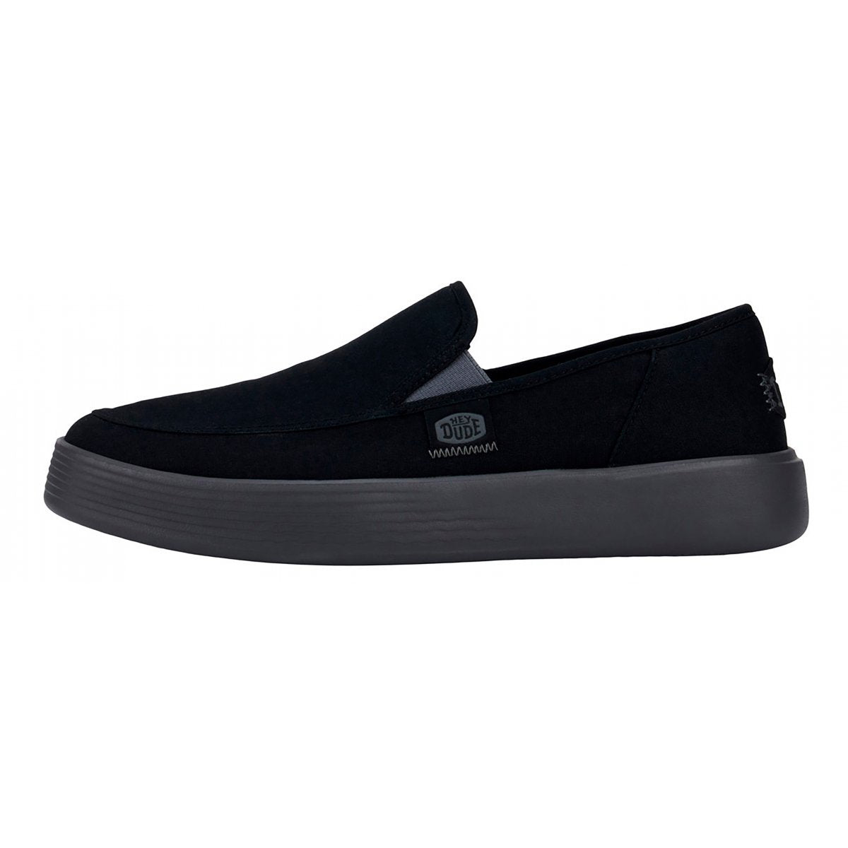 HEY DUDE 41093 SUNAPE M CANVAS 070 BLACK CHARCOAL
