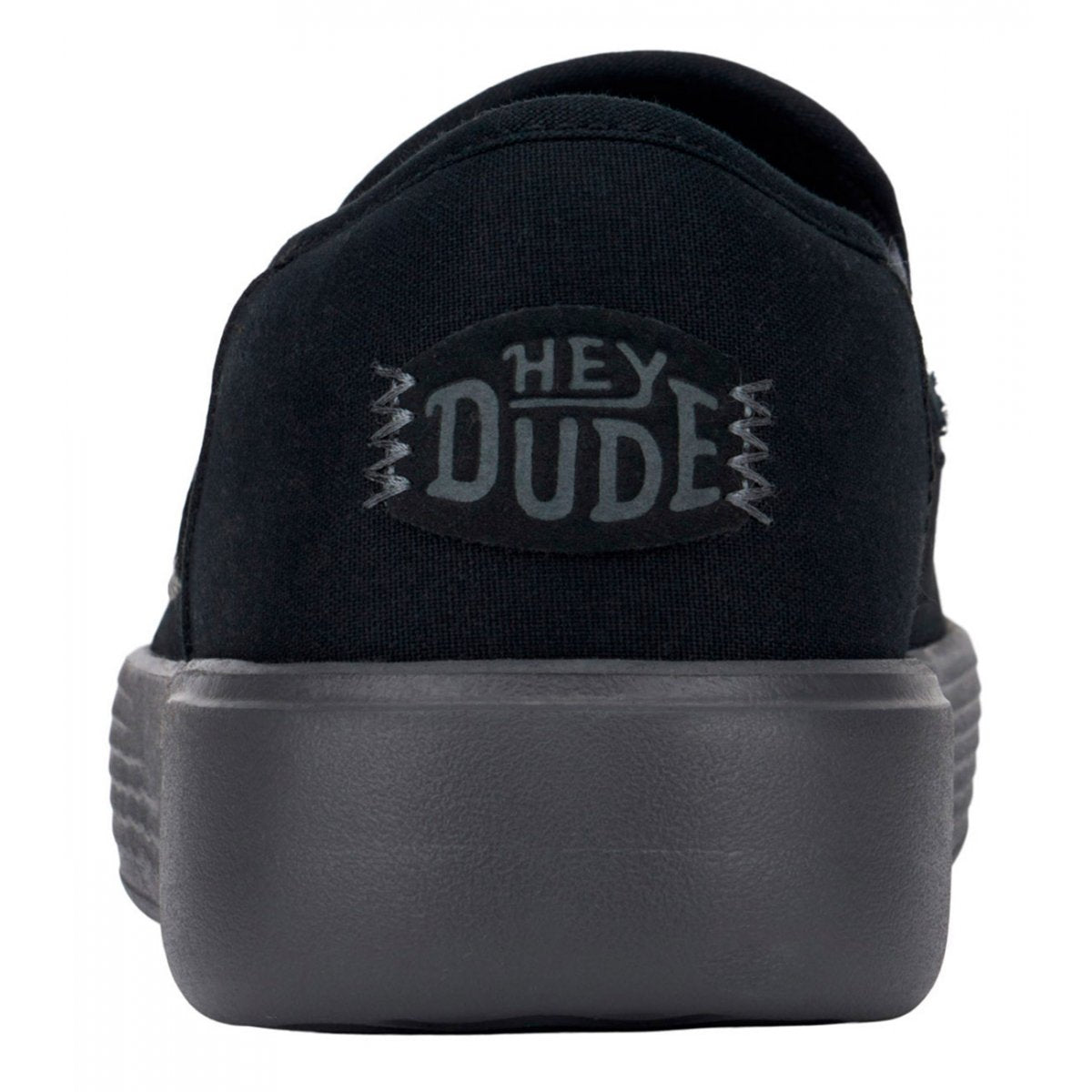 HEY DUDE 41093 SUNAPE M CANVAS 070 BLACK CHARCOAL