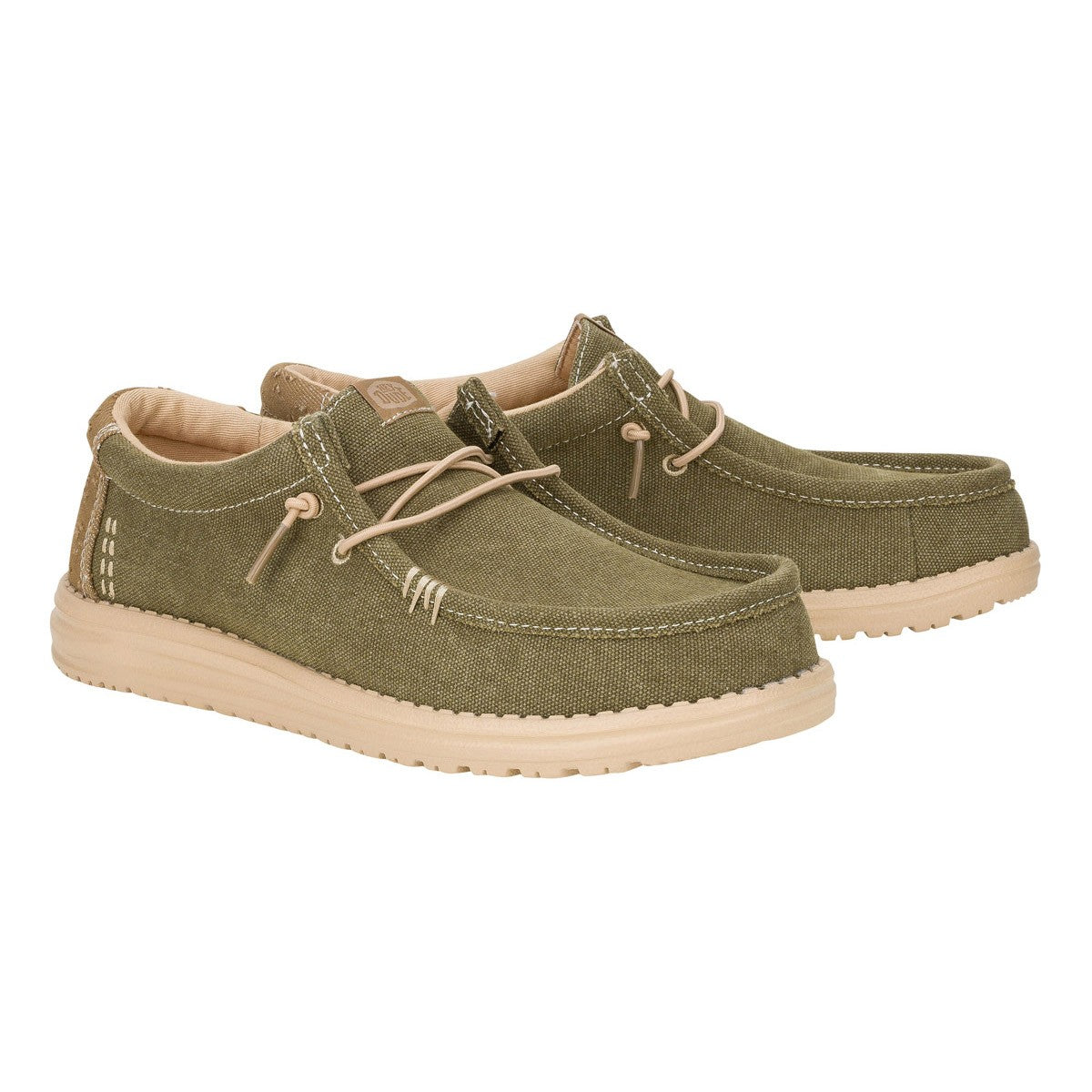 HEY DUDE HD.43084 WALLY WORKWEAR 778 tela+verde 3YT