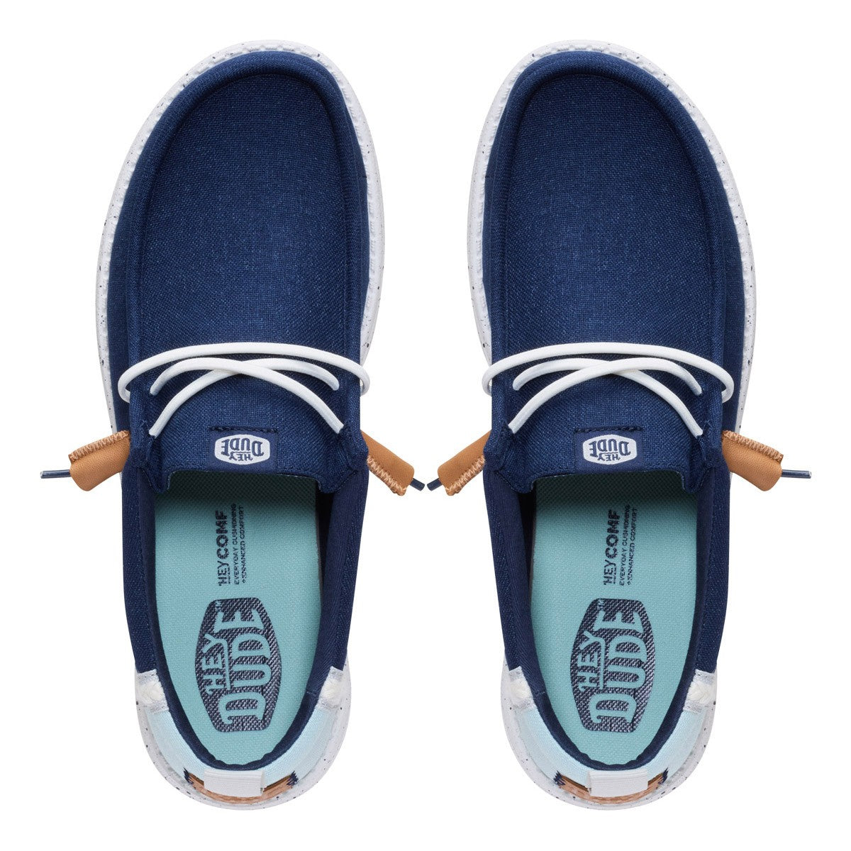 HEY DUDE 43086 WALLY SUMMER LINEN 775 tela+blu 4UX
