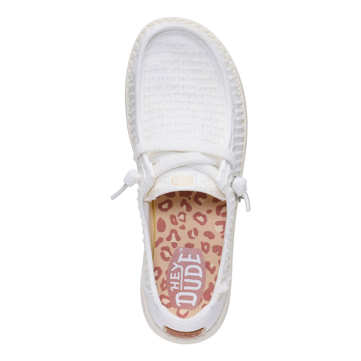 HEY DUDE 45203 WENDY FRAYED CANVAS 772 tela+bianco 1WQ