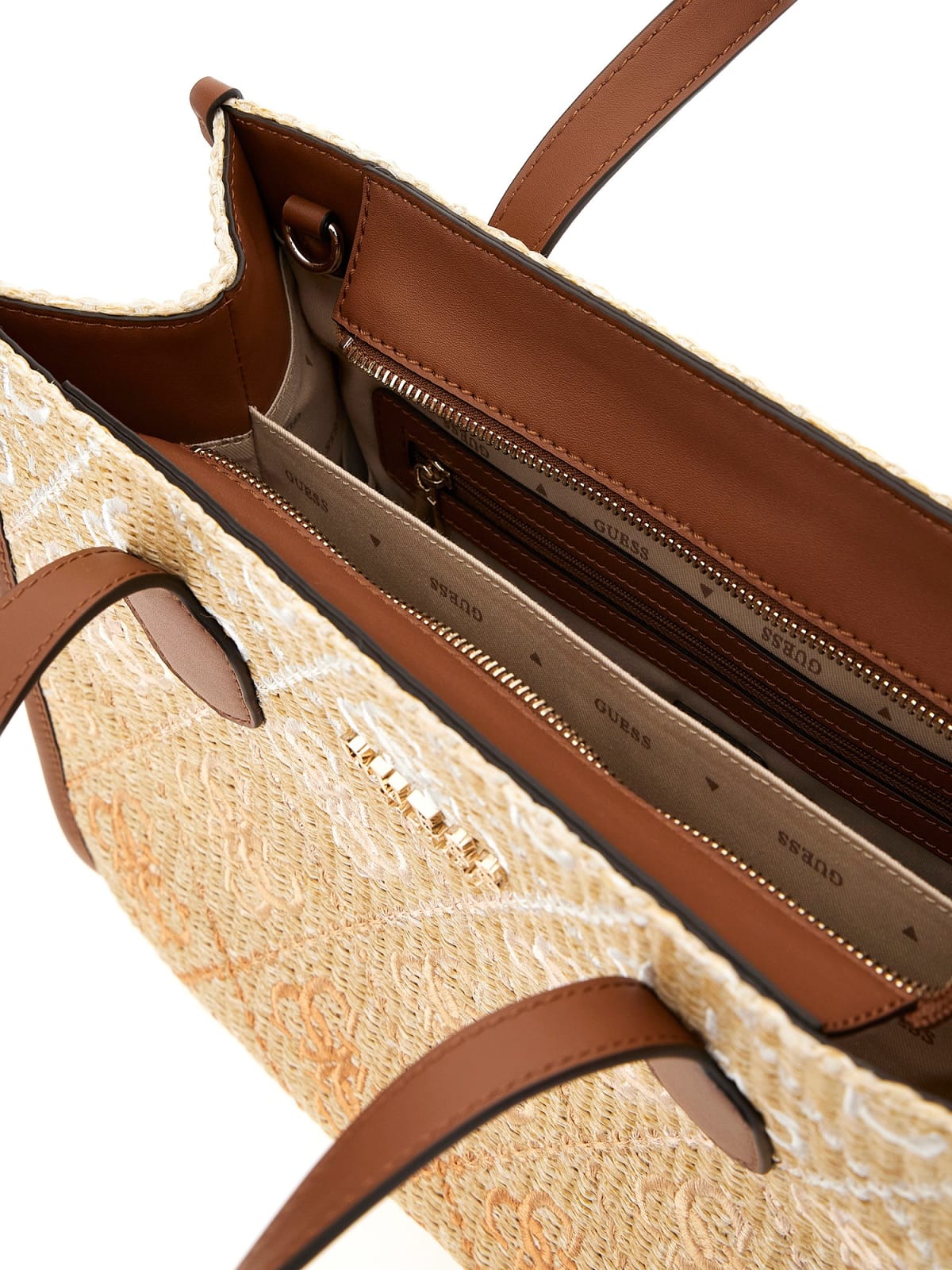 GUESS HWSW86 65220 SILVANA 664 stamp+cuoio