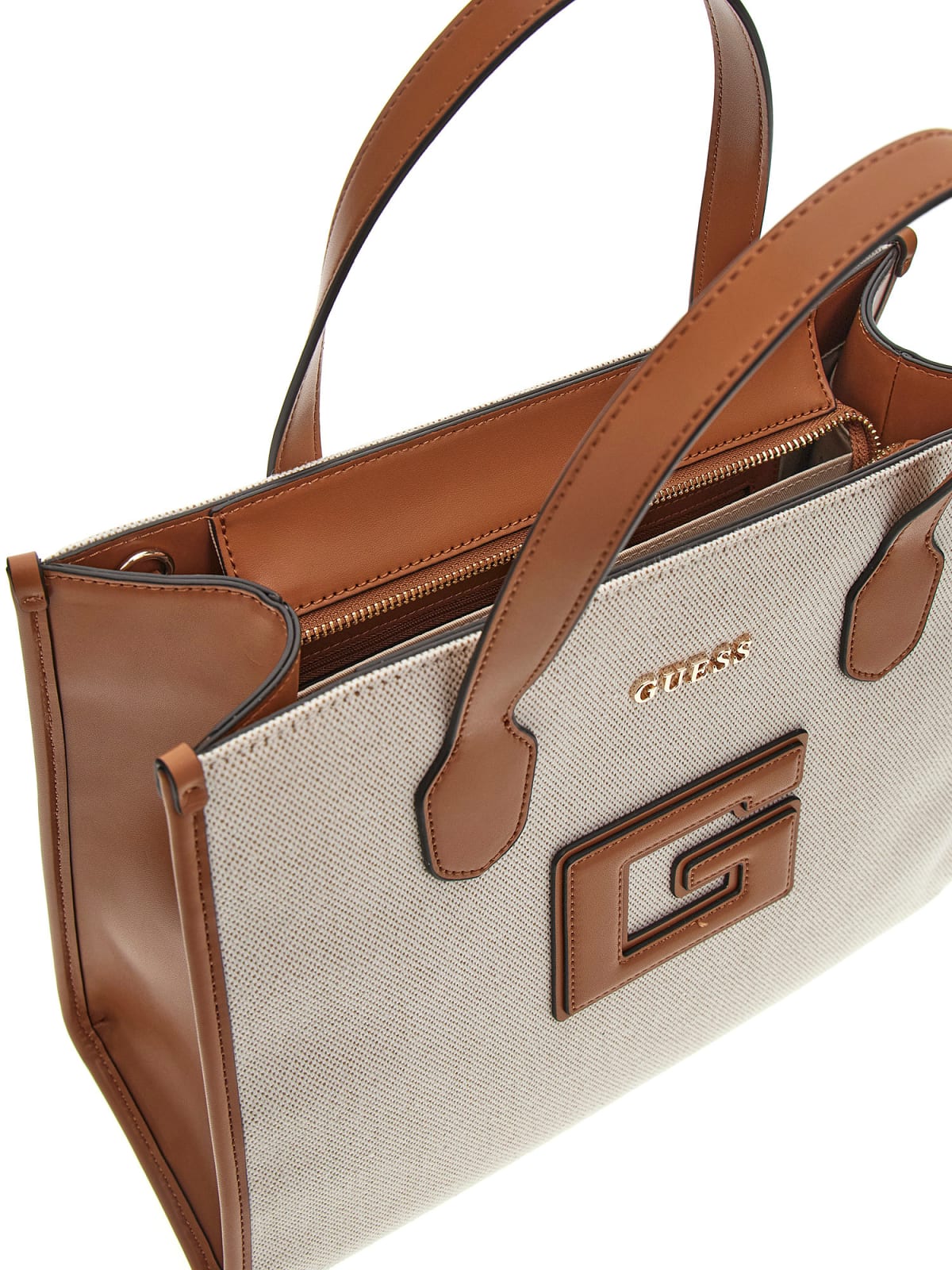 GUESS HWWG91 98220 773 tela-pelle+beige-cuoio