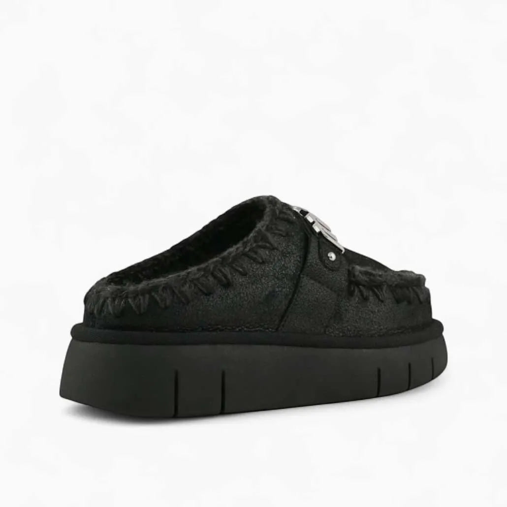 MOU FW531001B BOUNCE CLOG SPECIAL LEATHER 111 pelle+nero CBK