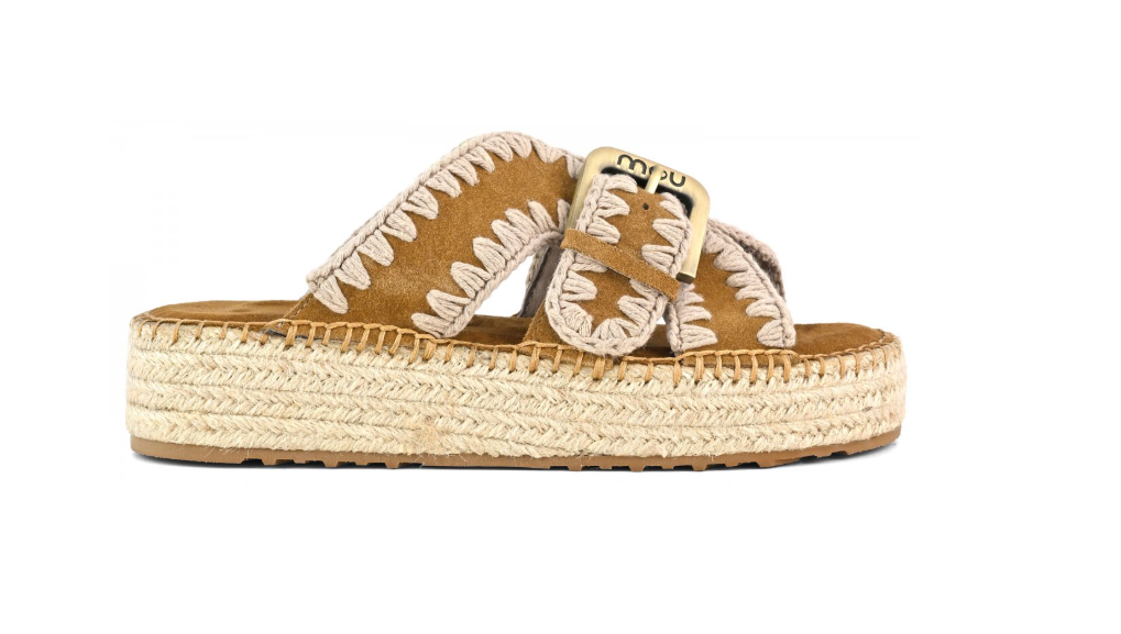 MOU 641003A JUTE SANDAL 334 scam+cuoio COG