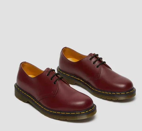 DR. MARTENS 1461-59 116 pelle lucido+bordo 1183860