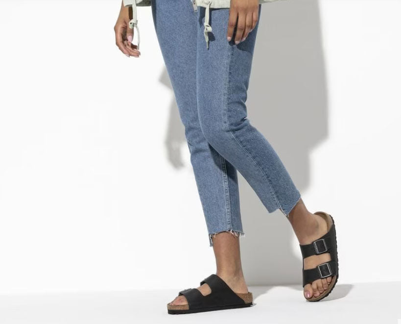 BIRKENSTOCK ARIZONA OILED LEATHER 221 nabuk+nero 552113