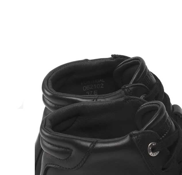BIRKENSTOCK BEND MID WOMEN NATURAL LEATHER 1020309 BLACK