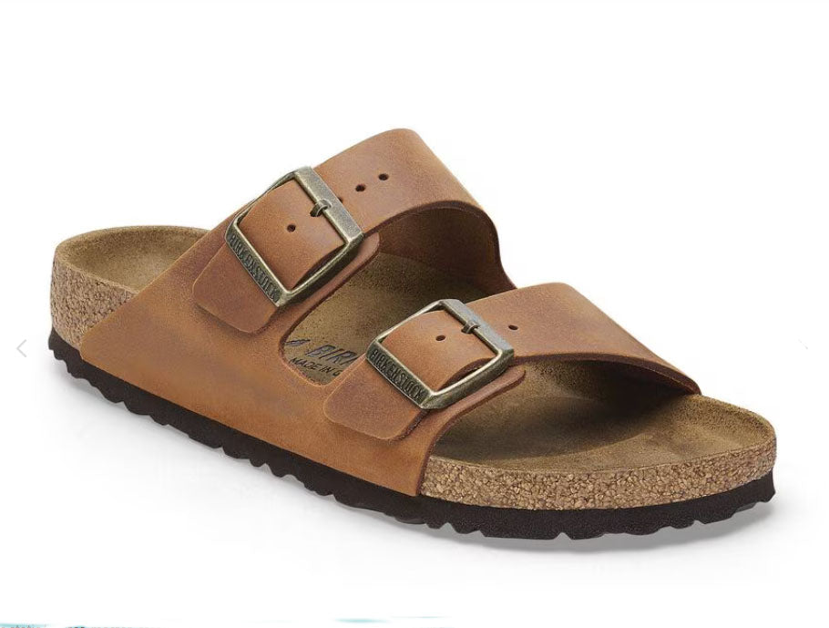 BIRKENSTOCK ARIZONA OILED LEATHER 224 nabuk+cuoio 1028401