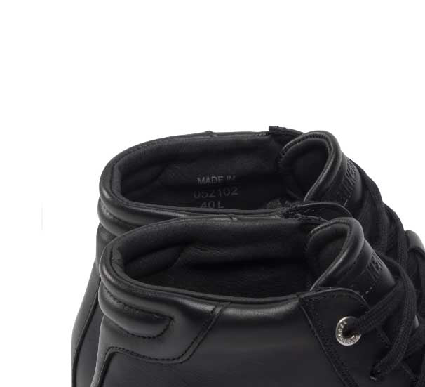 BIRKENSTOCK BEND MID MAN NATURAL LEATHER 1020322 BLACK