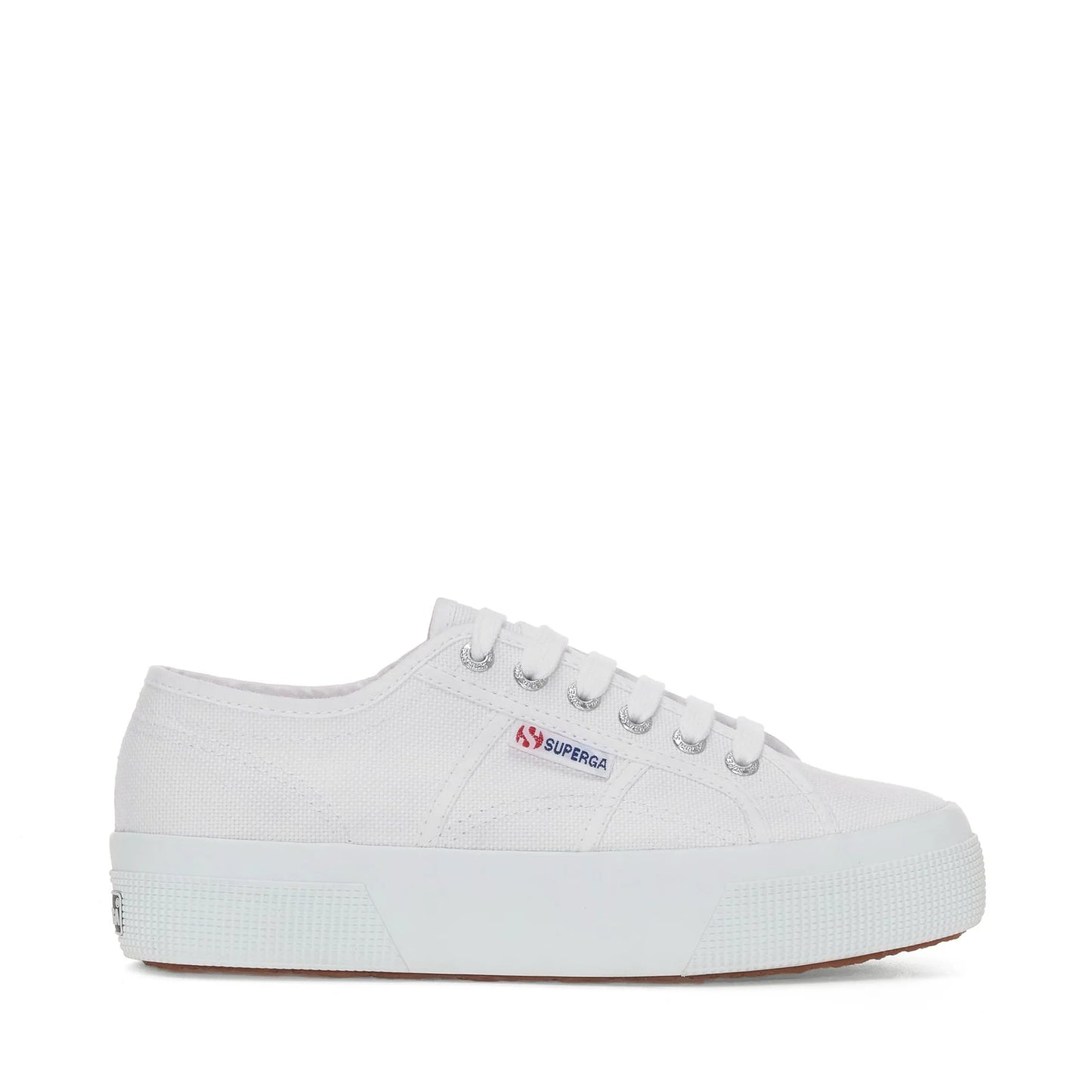 SUPERGA S21384W 2740-PLATFORM 772 tela+bianco 901