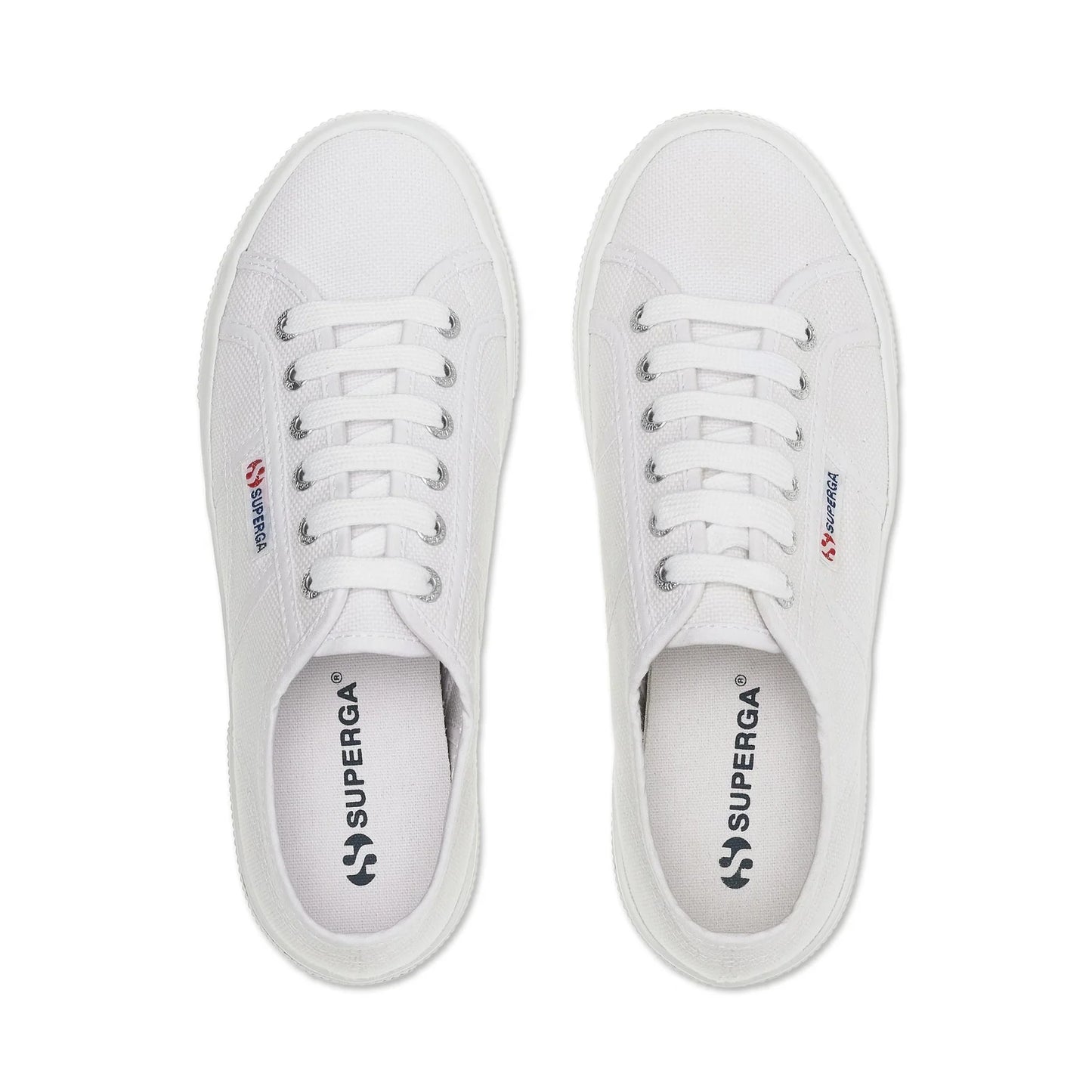 SUPERGA S21384W 2740-PLATFORM 772 tela+bianco 901
