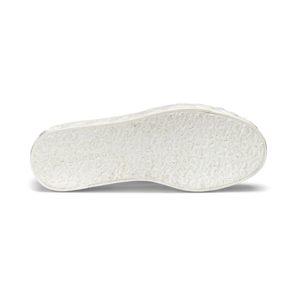 SUPERGA S8116SW 2790-SHINY 3D LETTERING AB7 TOTAL WHITE AVOR