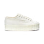 SUPERGA S8116SW 2790-SHINY 3D LETTERING AB7 TOTAL WHITE AVOR