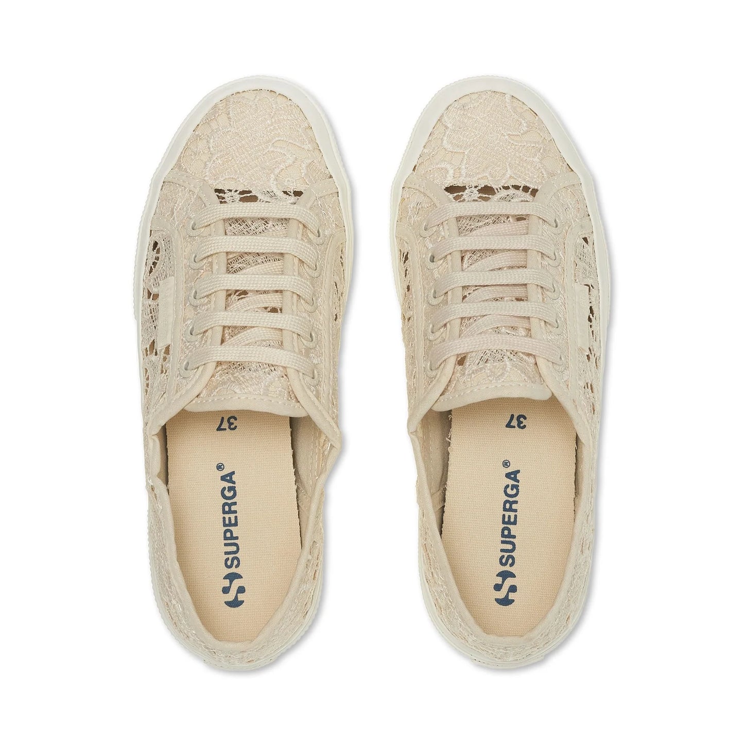 SUPERGA S81219W 2750-MACRAME 773 tela+beige A07