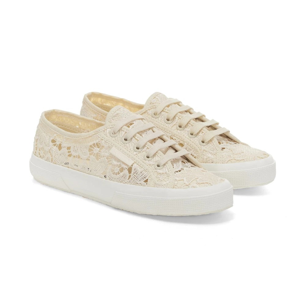 SUPERGA S81219W 2750-MACRAME A07 BEIGE LT EGGSHEL