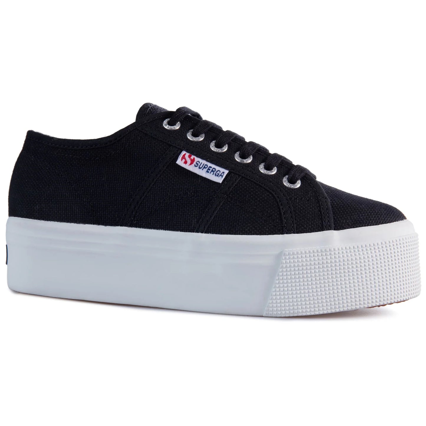 SUPERGA S9111LW 2790-PLATFORM F83 BLACK