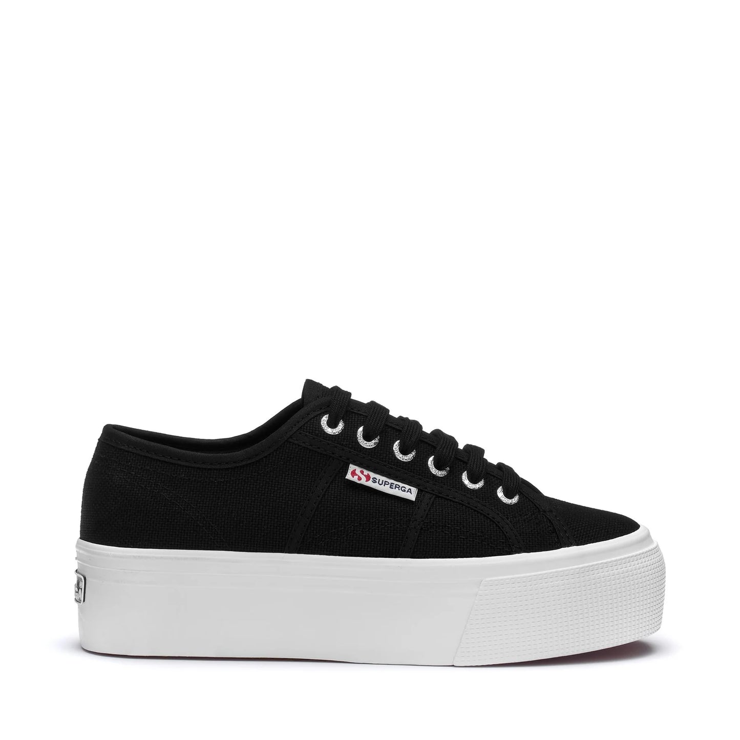 SUPERGA S9111LW 2790-PLATFORM F83 BLACK
