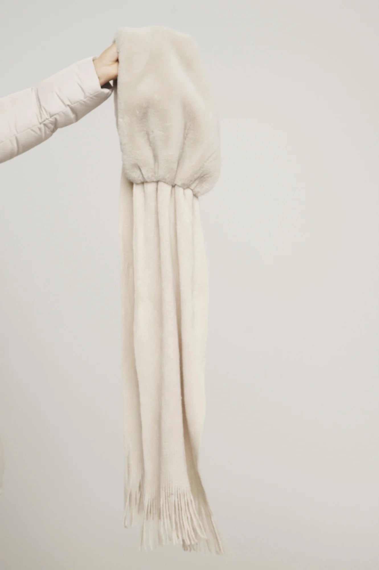 RINO E PELLE VLIEN SCARF 772 tela+panna BIRCH