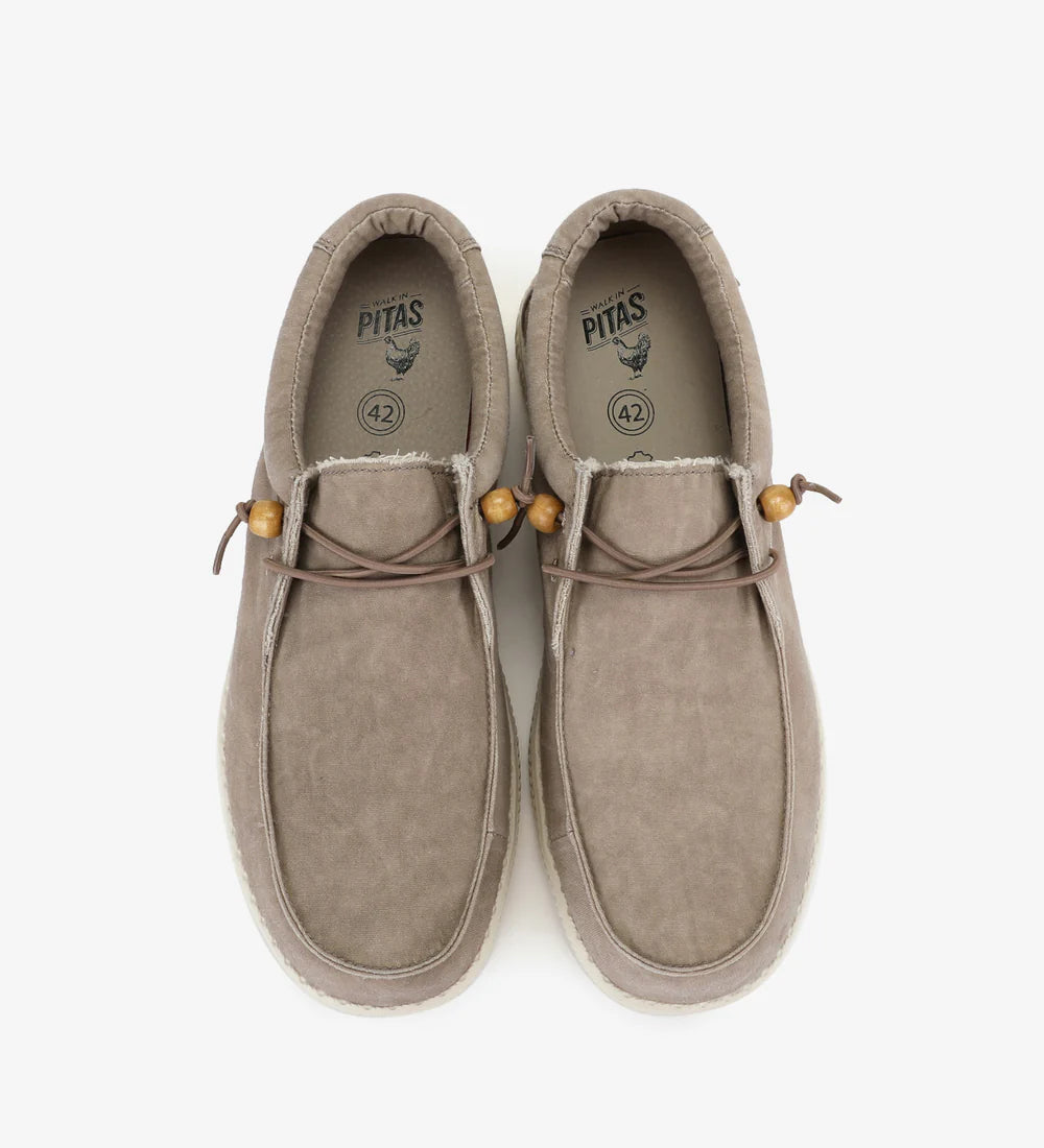 PITAS WALLABI CANVAS WASHED WP150-W10-WLW 773 tela+beige BEIGE