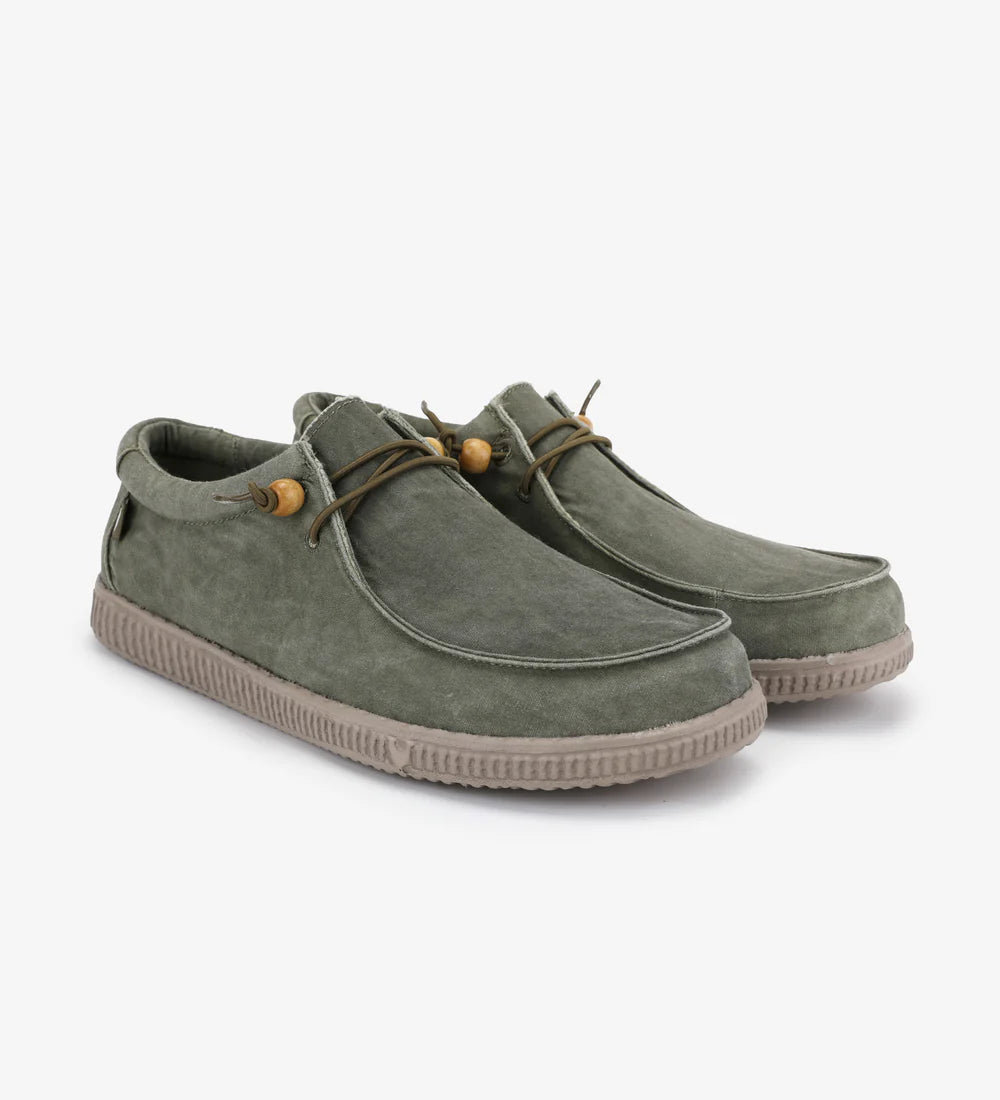 PITAS WALLABI CANVAS WASHED WP150-W10-WLW 778 tela+verde KAKI