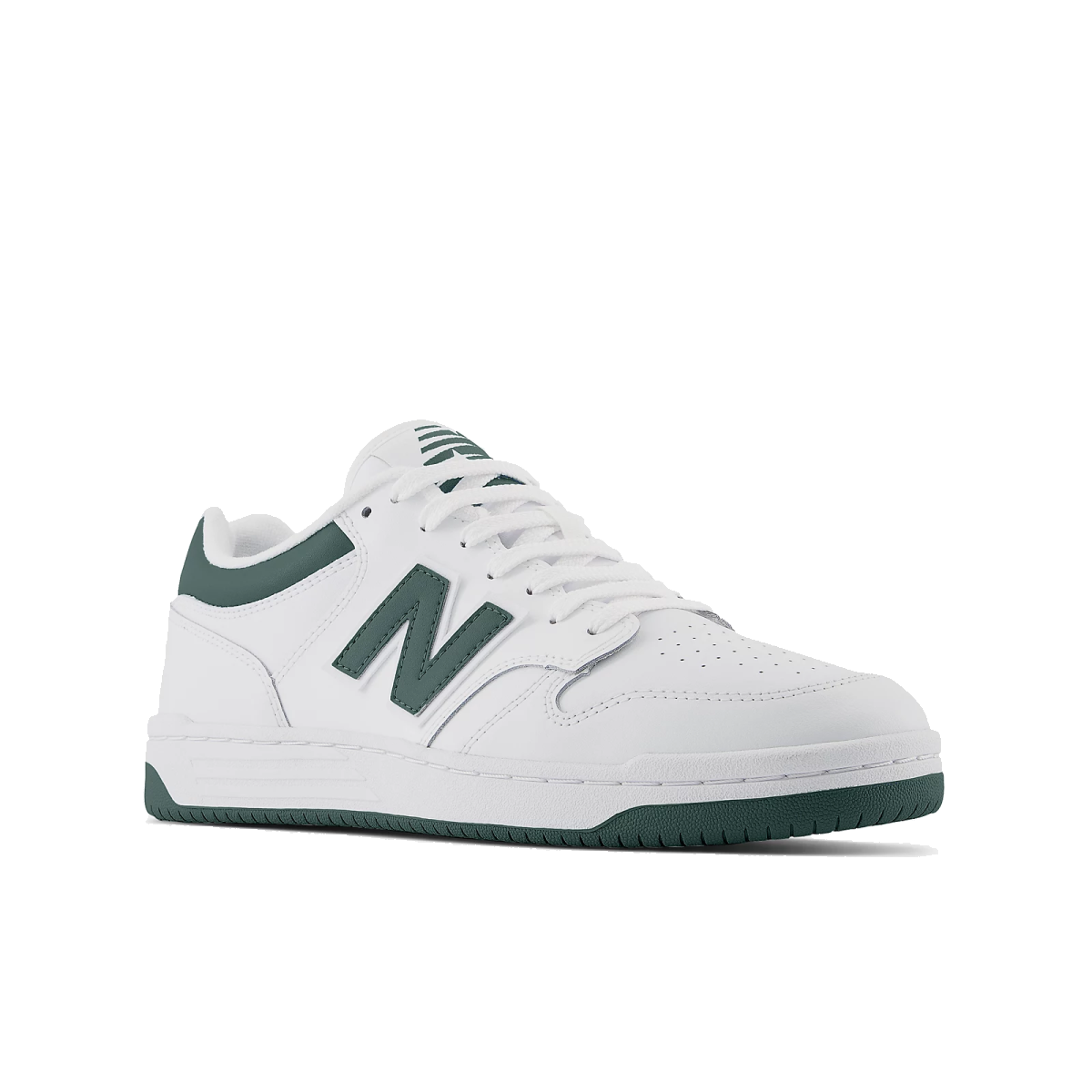 NEW BALANCE BB480 112 pelle+bianco-verde LNG