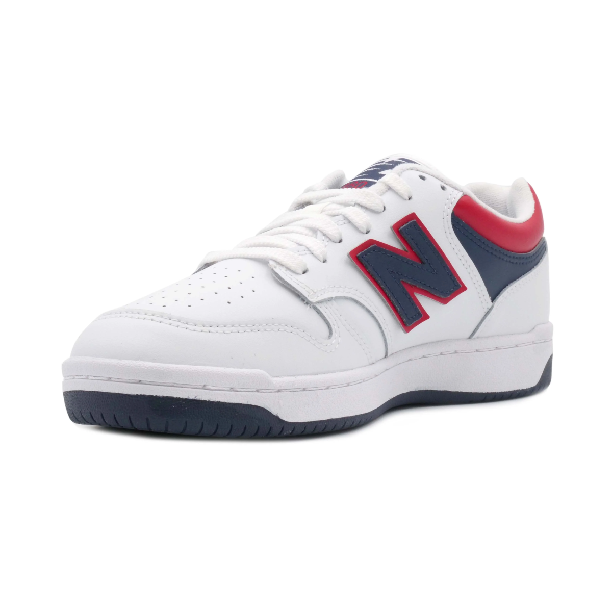 NEW BALANCE BB480 112 pelle+bianco-blu-rosso LNR